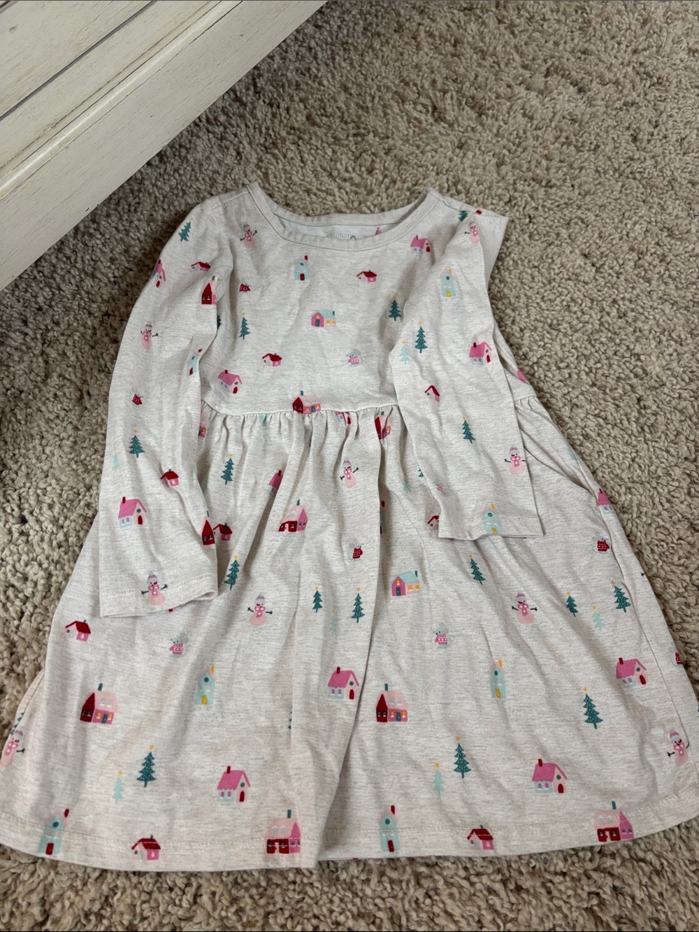 Toddler Long-Sleeve Holiday Dress